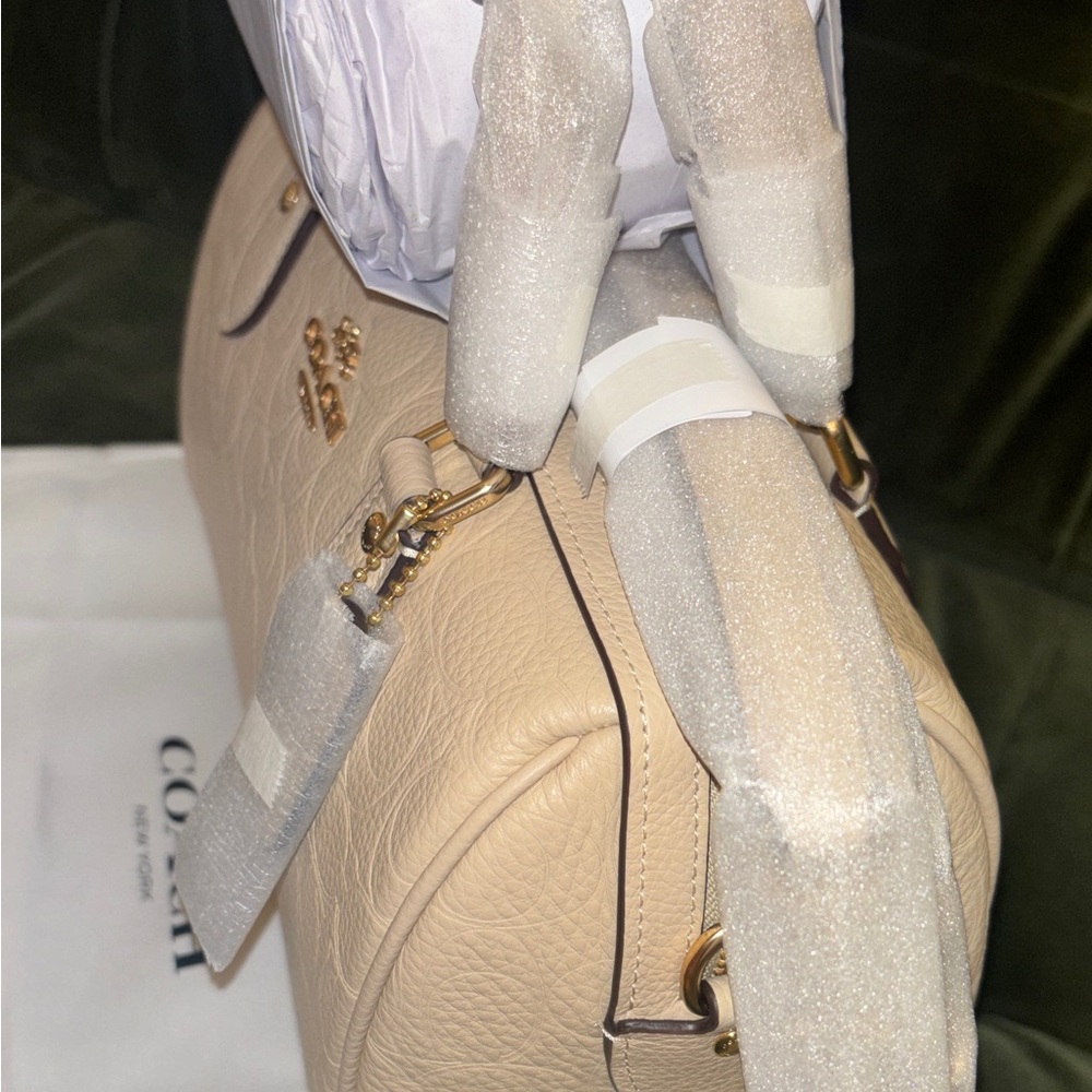 Brand New Coach Rowan Satchel Bag In Signature Leather - Picture 5 of 16